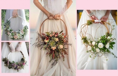 Xu hướng giỏ hoa cưới cầm tay dành riêng cho cô dâu béo được nhiều người yêu thích
